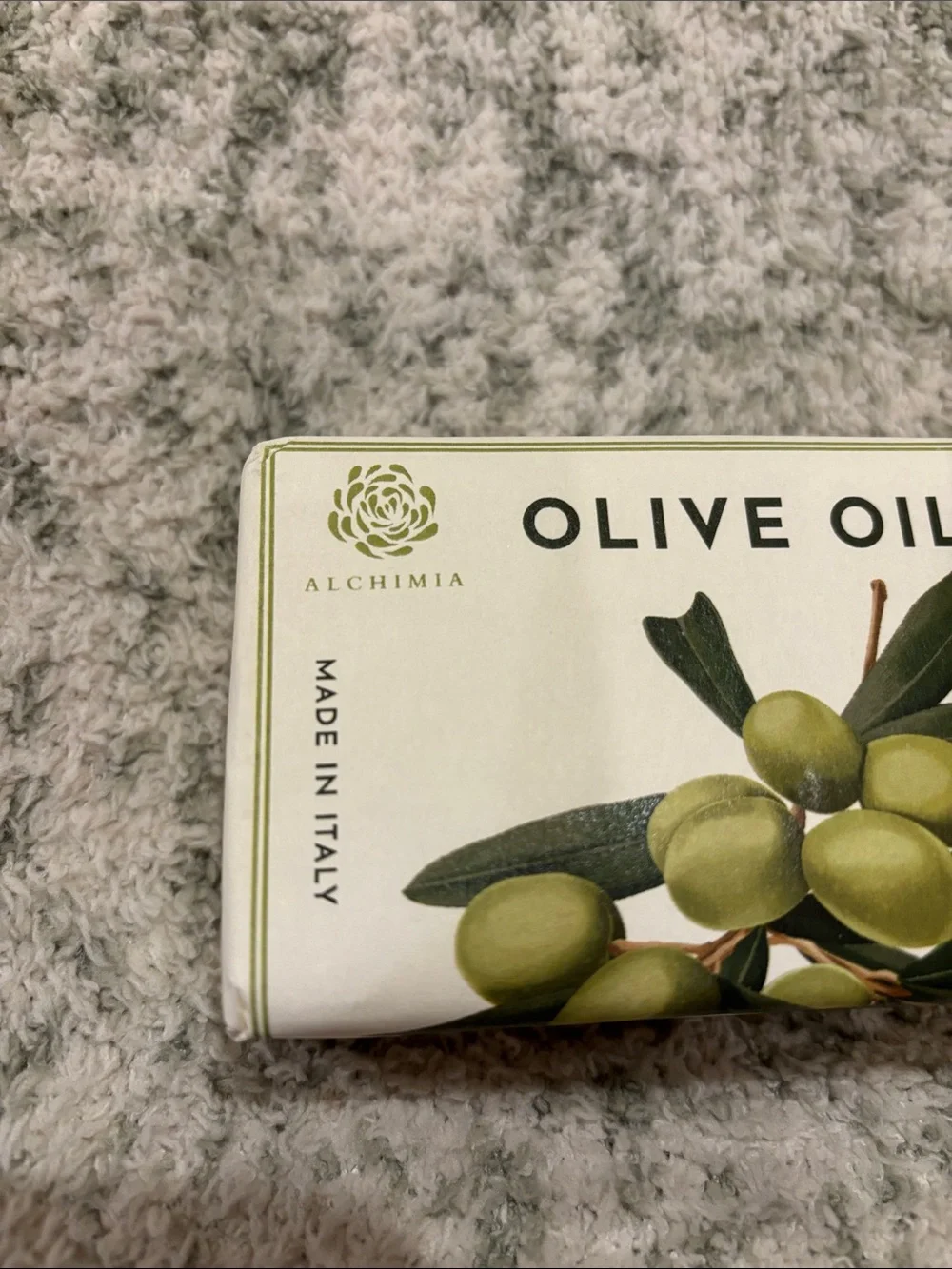 Olive Oil Fine Vegetable Soap by Alchimia Made in Italy NWT 10.50oz